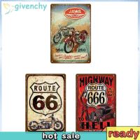 20x30cm Retro Motorcycles Tin Painting Rectangular Metal Wall Signs Decor