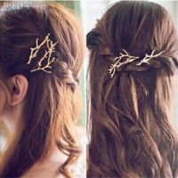 ㍿✓ Vintage Hair Clips Gold Silver Tree Alloy Branch Hairpins Fashion Hairgrips Lady Elegance Metal For Women Girls Hair Accessories