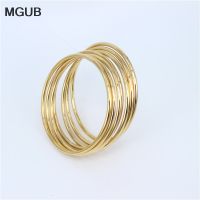 MGUB Stainless Steel Jewelry Bracelet Simple And Elegant 7Pcs Womens Bracelet  Fashionable Womens Jewelry LH217