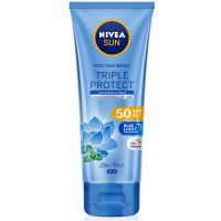 [Mega Sale] Free delivery จัดส่งฟรี Nivea Sun Triple Protect Soothing and Fresh Body Serum SunscreenSPF50 180ml. Cash on delivery เก็บเงินปลายทาง