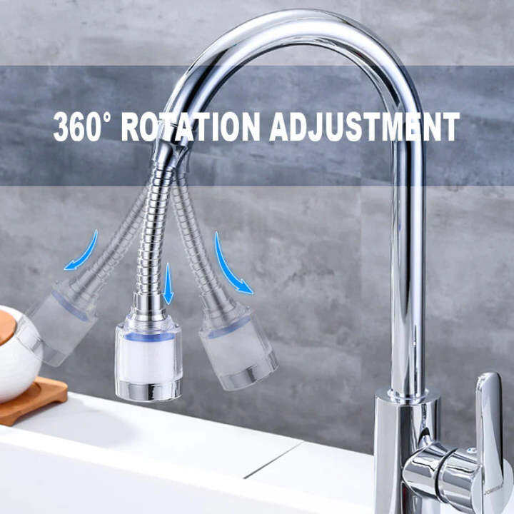 Kitchen Faucet Universal Pressurized Filter Faucet Set 360° Rotation