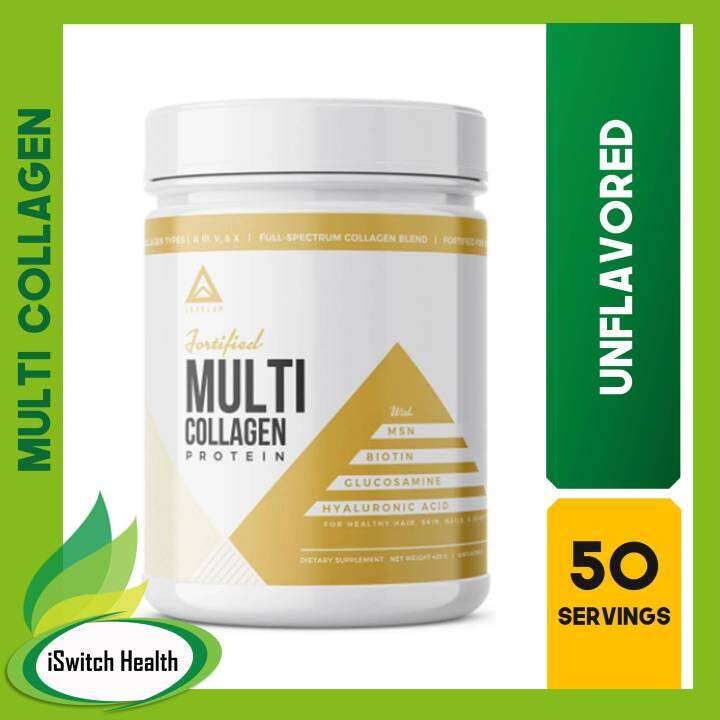 LevelUp Nutra Multi Collagen BEAUTY Powder 50 Servings Level Up