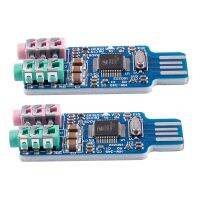 2X Free Driver USB Sound Card CM108 USB Sound Card Chip Blue