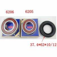 For Bosch Drum Washing Machine Water Seal（37.4*62*10/12）+Beas 2 Pcs（6206 6205）Oil Seal Sealing  Parts