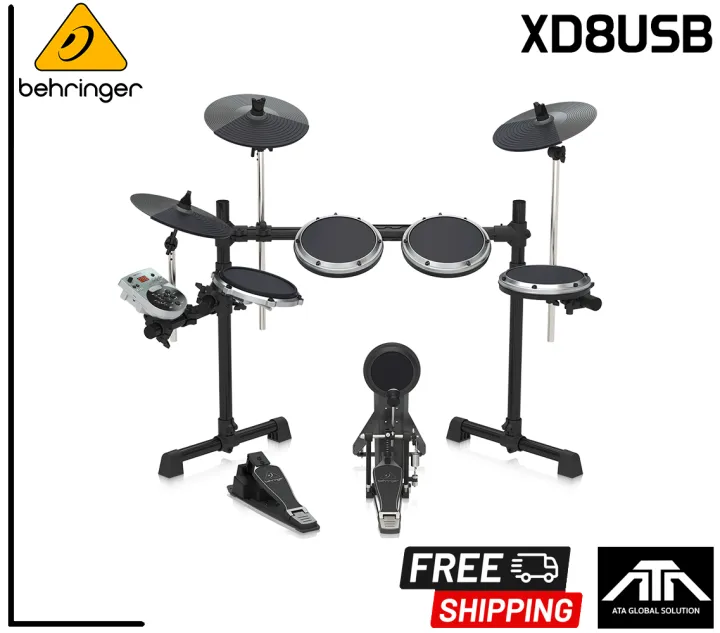 BEHRINGER XD8USB กลองชุดไฟฟ้า 8Piece Electronic Drum Set with 123