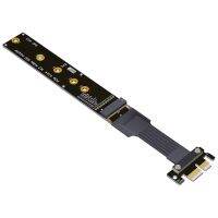 สำหรับ Pcie SSD M.2ตัว M 3.0 4.0 X1 PCI-Express อะแดปเตอร์การ์ดไรเซอร์มีความยืดหยุ่นสำหรับการขยายสถานะของแข็ง M2 Nvme