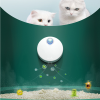 Automatic Cat Litter Deodorizer Auto OnOff Litter Box Odor Purifier Dust Deodorization USB Chargining Self-Cleaning Product