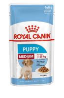 Royal Canin WET Medium Puppy รอยัลคานิน อาหารเปียก ลูกสุนัข พันธุ์กลาง (140g)