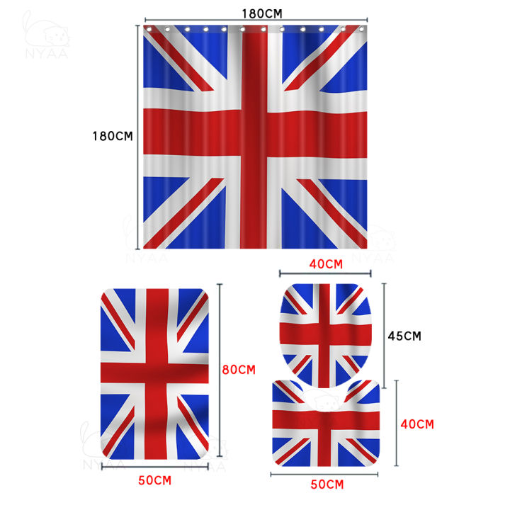 vintage-red-white-union-jack-bathroom-shower-curtain-flag-of-united-kingdom-uk-flag-bathroom-mat-toilet-lid-bathtub-with-hook