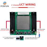 pcbfun XH-M239 18650แบตเตอรี่ลิเธียม LCD แบตเตอรี่พลังแสงอาทิตย์พร้อมจอแสดงผลใสโมดูลทดสอบความจุจริง