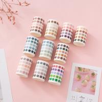 【LZ】❀□  Fita Washi com pontos 60mm x 3m para scrapbooking diy material de papelaria escola e escritório