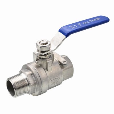 【hot】™❀  304 steel ball valve 1/4 3/8 1/2 3/4 Female/Male Thread Joint  Pipe Fitting Coupler