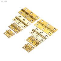 2pcs/set Brass Hinges w/screws 4/6 Holes Golden Decor Cabinet 1/1.5/2/2.5 inch Door/Furniture Wood Jewelry Box Wine Case Cabinet