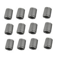 12pcs Nylon TPMS Tire Valve Stem Caps Cover Kit Gray For Car Truck Motorcycle Good Sealing 8.8mm Diameter Valve Stems Caps Adapters