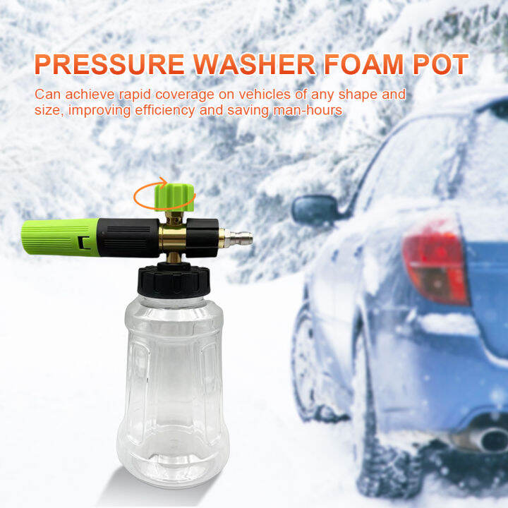 Car Wash Snow Foam Lance High Pressure Foamer Cannon Adjustable Spray