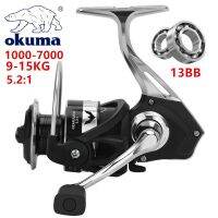 ZZOOI New (Baoxiong) Okuma Dark Knight Waterproof Rotary Reel 15KG Maximum Resistance Fishing Reel Is Suitable for Fishing 1000-7000