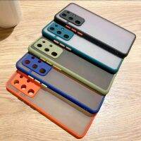 B1เคสขอบสีหลังขุ่น กันกล้อง เคสด้าน iPhone  เคสกันกระแทก พร้อมส่งจากไทย