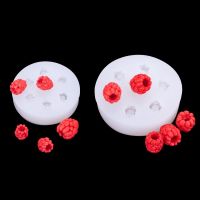 【YF】 3D Raspberry Strawberry Silicone Mold Emulational Fruit Cake Dessert Table Decorative Accessories Soft Candy