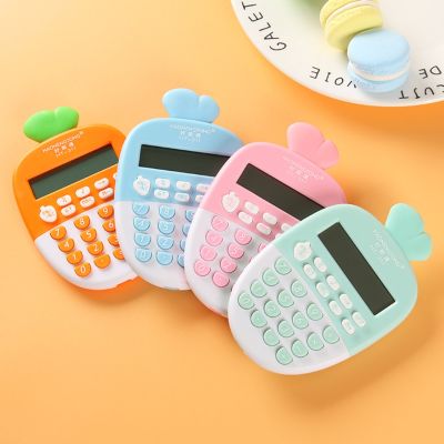 39XD Cartoon Digital Calculator Mini Desktop Calculator with a Bright LED Display Handheld Desktop Calculator for Office High