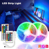 LED 10m 5050 LED Strip Light 3keys 24keys 44keys Control Garland Backlight for PC Neon Lights for Room Decor Color LED Strip