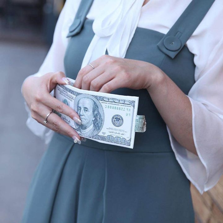bag-2021ใหม่แฟชั่น-dollar-รูปแบบกระเป๋าสตางค์ชายหญิงผ้าใบกระเป๋าซิปกระเปาคลัทช์เล็กกระเป๋าใส่เหรียญซิปกระเป๋าถือแบบพกพา