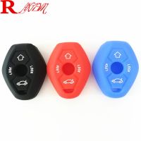 hgjmgkkk ACCESSORIES FIT FOR 1998-2005 BMW X5 Z3 Z4 3 5 7 SERIES 2BTN SILICONE KEY REMOTE HOLDER CASE COVER FOB SHELL