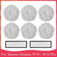 Replacement Parts Kit for Xiaomi Dreame W10 / W10 Pro Robot Vacuum Cleaner Washable HEPA Filter Mop Cloth