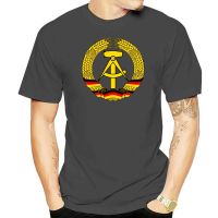 เสื้อยืดผ้าฝ้ายพรีเมี่ยม เสื้อยืด พิมพ์ลาย Democratic Republic Ddr East Germany Communist สไตล์เยอรมนี สําหรับผู้ชาย และ