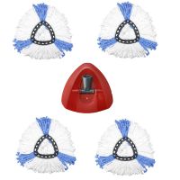 Swivel Triangular Mop Microfiber Cleaning Mop Cloth Mop Head Accessories Suitable for Vileda O-Cedar