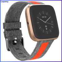 Tali Jam Kanvas สำหรับ Fitbit Versa 2/Versa/Versa Lite