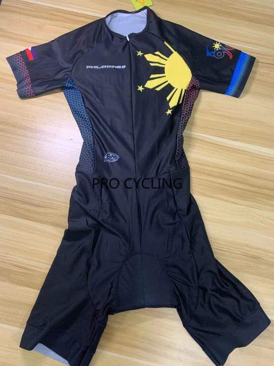 (Powerband)Bikemate PHILIPPINES Style CYCLING Trisuit JERSEY PILIPINAS
