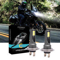 สำหรับ Kawasaki KLE650 Versys 650 ABS 2007-2019 - 2x ไฟหน้ารถมอเตอร์ไซค์แบบ LED H7ต่ำหลอดนำแสงสีขาว6000K