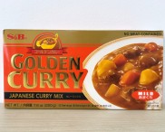 S&B Hộp CAM 220g VIÊN SỐT CÀ RI CAY ÍT Golden Curry Mix Mild