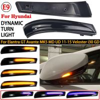 Dynamic LED Light Blinker Sequential Turn Signal Mirror Indicator For Hyundai Elantra GT Avante MK5 MD UD 2011-2015 Veloster i30