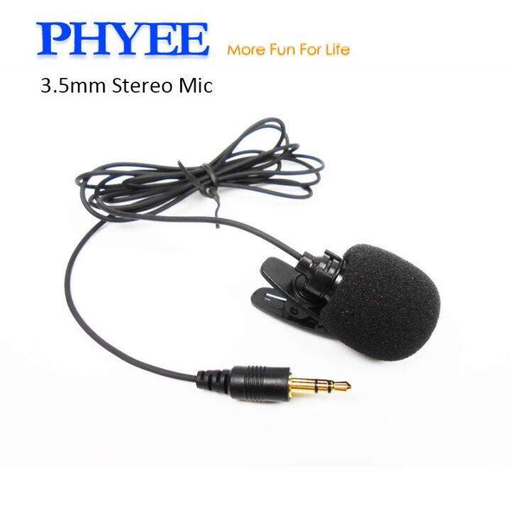 Stereo External Mic Bluetooth Handsfree Kit 1.5 Meters Clipon 3.5mm