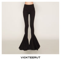 VICKTEERUT (ราคาปกติ 9,650-.) High Waist Flared Trousersกางเกงขาบาน เอวสูง