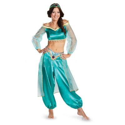 hot【DT】 Aladdin role play  Costume Adult Female Belly dance stage performance Cheerleading costume