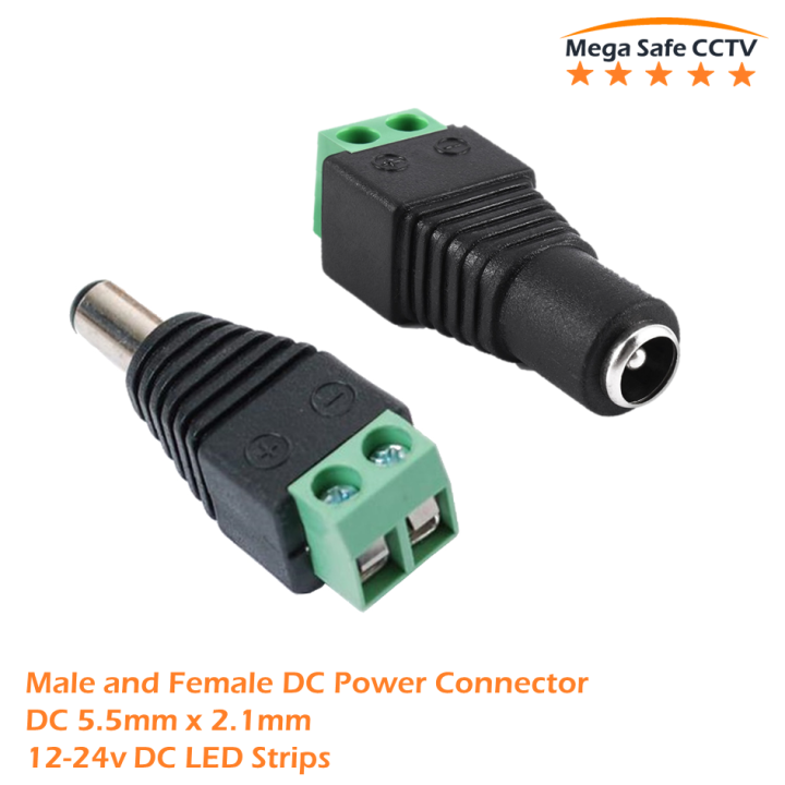 10 Pairs Male And Female Dc Power Connector Lazada Ph 9715