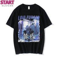 START  ขายดีAnime Spy X Family Loid Forger Graphics T-Shirt Manga Cosplay Summer Male Short Sleeve T-shirts Unisex Cotton Tees