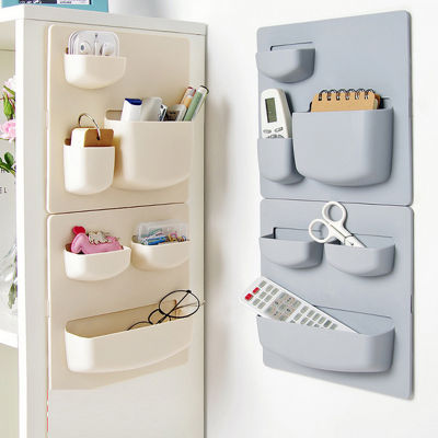 Mounted Shelf Appliance Organizer Home Kitchen Refrigerator Bathroom Plastic Rack Self-adhesive