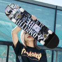 สเก็ตบอร์ด สเก็ตบอร์ด 4 ล้อ skateboard สเก็ต บอร์ดSkateboards สเก็ตบอร์ดแฟชั่น ลายสวย  สำหรับผู้เริ่มเล่น-มืออาชีพ แข็งแรงไม่เป็นสนิม