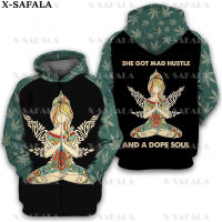 er HOLOGRAM MANDALA LOVE LEAF 3D พิมพ์ซิป Hoodie ชายหญิง Pullover Sweatshirt Hooded Jacket Jersey Tracksuits-10