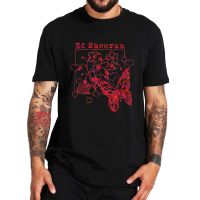 【Mens clothing】 Ed Sheeran RedHeartsButterflies T ShirtMusic FansT Shirt For Women MenCotton Tshirt