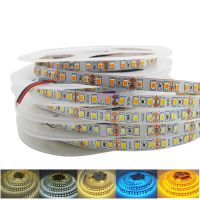 ไฟแถบไฟ LED ความยาว5เมตร/ม้วนสูง120 Led/M DC 12V 2835 SMD สีขาว/อบอุ่น/ขาว/ขาว/น้ำเงิน/ฟ้า/ทอง600Leds แถบไฟ LED เทปโคมไฟแถบ