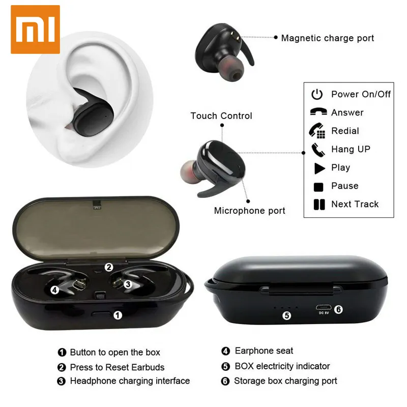 100 Original Product FREE Shipping XIAOMI Y30 Wireless