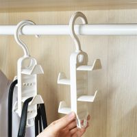 Multi-layer Space Saving Detachable Hanger/Closet Clothes Bag Scarf Belt Plastic Hanging Racks/Multifunctional Wardrobe Organizer