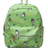 Totoro Lolita Girls Backpack Cartoon Casual Trend Schoolbag Kawaii Preppy Style PU Shoulders Bag