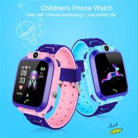 Q12 1.44 Inch Touch Screen นาฬิกาไอโมเด็ก เครือข่าย 2g Childrens Smart Watch IP67 Waterproof SOS GPS Positioning Call Watch for Kids