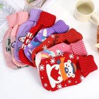 1000ml Hot Water Bottle Knitted Cover Christmas Hot Water Bottle Removable Knitted Warm Pouch Fashy Hot Water Hot Packs