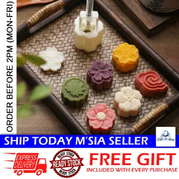 Mooncake Press Molds Mid-Autumn Festival Mooncake Mold Set Moon